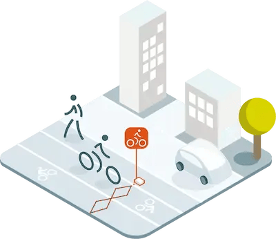 Lo ZELT Evo è il miglior contatore per effettuare studi di conteggio delle biciclette a lungo termine.