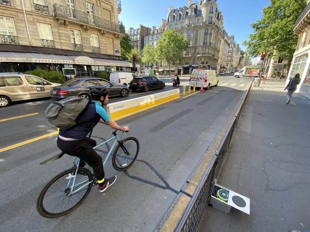 Contate i ciclisti sulle vostre installazioni temporanee per assicurarvi che siano rilevanti.